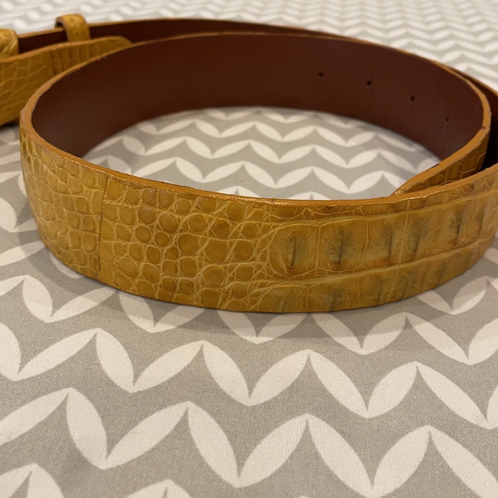 Black Jack Alligator belt - Picture 3 of 5